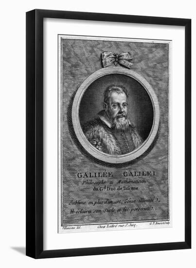 Galileo Galilei, Italian Astronomer-GP Benoist-Framed Art Print
