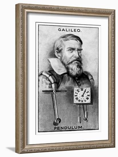 Galileo Galilei, Italian Physicist, Astronomer, and Philosopher-null-Framed Giclee Print