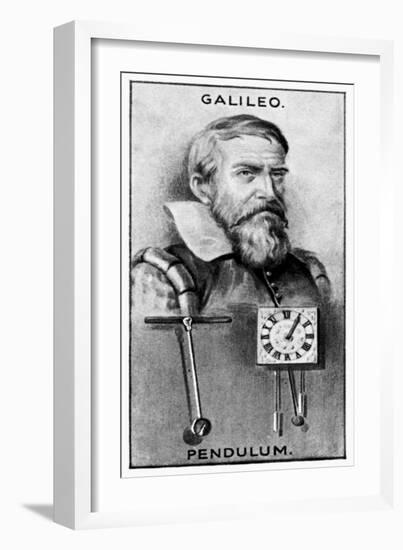 Galileo Galilei, Italian Physicist, Astronomer, and Philosopher-null-Framed Giclee Print