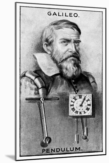 Galileo Galilei, Italian Physicist, Astronomer, and Philosopher-null-Mounted Giclee Print
