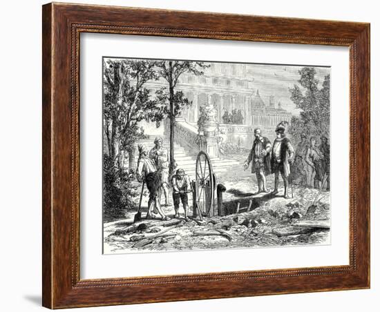 Galileo Is Consulted by the Duke of Florence-null-Framed Giclee Print