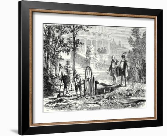 Galileo Is Consulted by the Duke of Florence-null-Framed Giclee Print