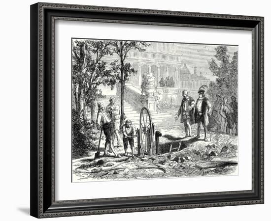 Galileo Is Consulted by the Duke of Florence-null-Framed Giclee Print