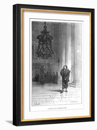 Galileo Observing the Swaying of the Chandelier in Pisa Cathedral, C1584-null-Framed Giclee Print