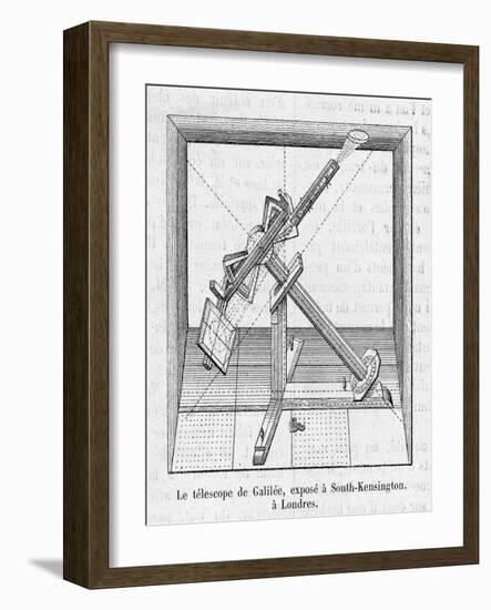 Galileo's Telescope-null-Framed Art Print