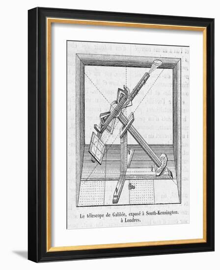 Galileo's Telescope-null-Framed Art Print