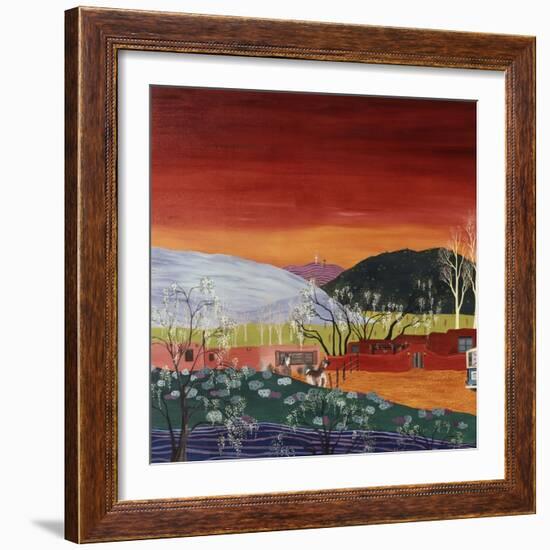 Galisteo New Mexico (Left)-Kristin Nelson-Framed Giclee Print