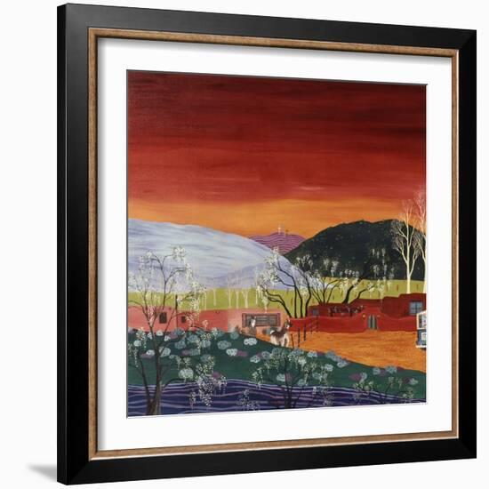 Galisteo New Mexico (Left)-Kristin Nelson-Framed Giclee Print