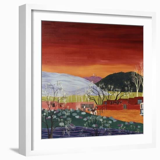 Galisteo New Mexico (Left)-Kristin Nelson-Framed Giclee Print