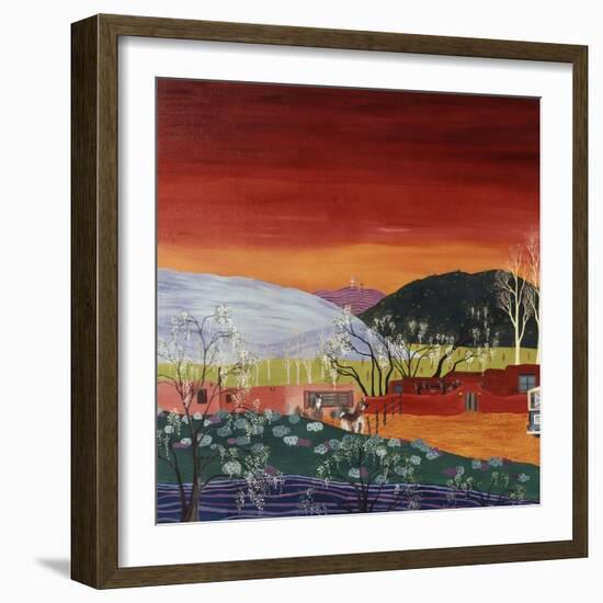 Galisteo New Mexico (Left)-Kristin Nelson-Framed Premium Giclee Print