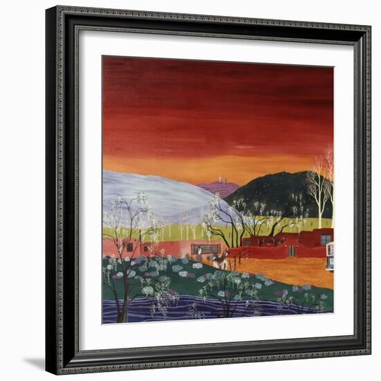 Galisteo New Mexico (Left)-Kristin Nelson-Framed Premium Giclee Print