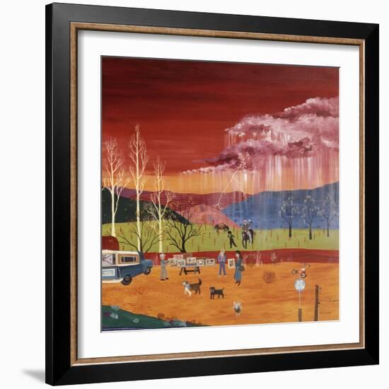 Galisteo New Mexico (Right)-Kristin Nelson-Framed Giclee Print