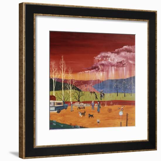 Galisteo New Mexico (Right)-Kristin Nelson-Framed Premium Giclee Print