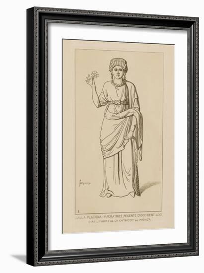Galla Placidia Imperatrice, Regente D'Occident, 430-Raphael Jacquemin-Framed Giclee Print