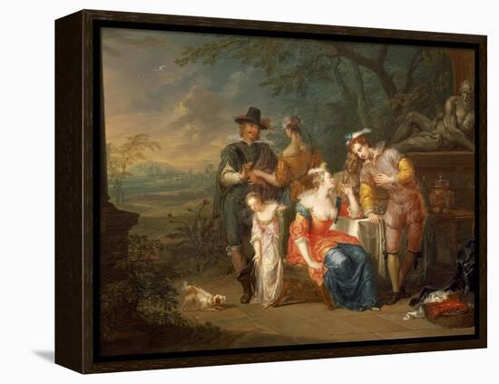 Gallant Meeting-Franz Christoph Janneck-Framed Premier Image Canvas