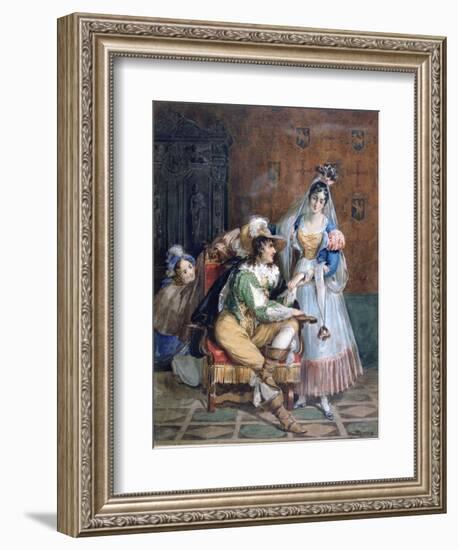 Gallent, C1820-1857-Achille Deveria-Framed Giclee Print