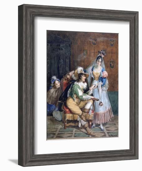 Gallent, C1820-1857-Achille Deveria-Framed Giclee Print