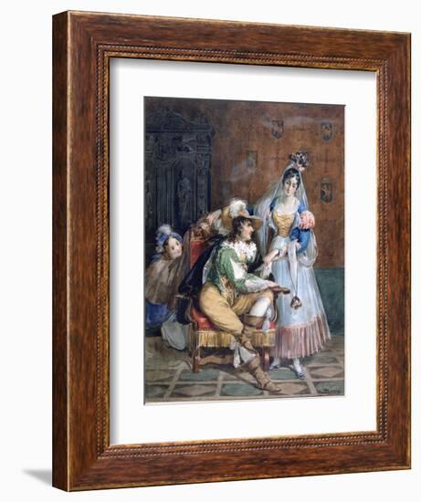 Gallent, C1820-1857-Achille Deveria-Framed Giclee Print