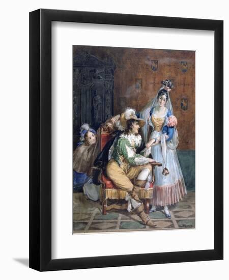 Gallent, C1820-1857-Achille Deveria-Framed Giclee Print