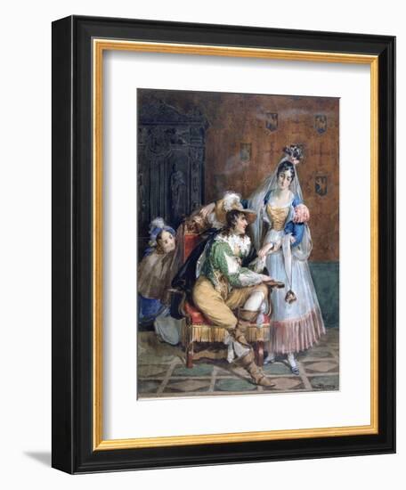 Gallent, C1820-1857-Achille Deveria-Framed Giclee Print