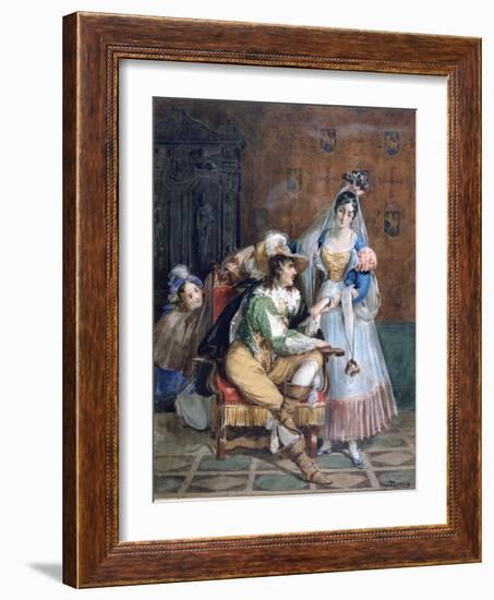 Gallent, C1820-1857-Achille Deveria-Framed Giclee Print