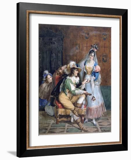 Gallent, C1820-1857-Achille Deveria-Framed Giclee Print