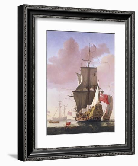 Galleon in Full Sail-Jan Karel Donatus Van Beecq-Framed Giclee Print