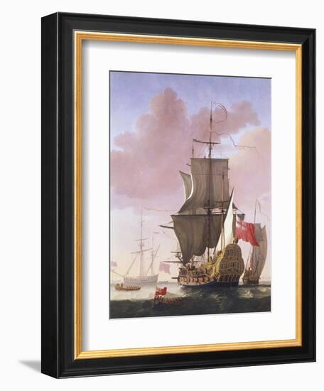 Galleon in Full Sail-Jan Karel Donatus Van Beecq-Framed Giclee Print