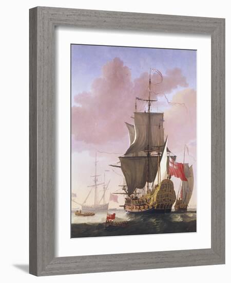 Galleon in Full Sail-Jan Karel Donatus Van Beecq-Framed Giclee Print