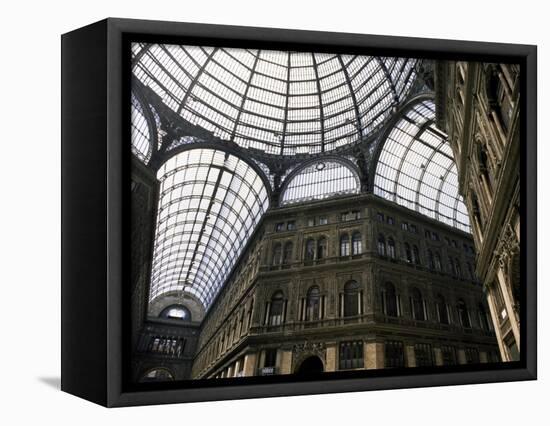 Galleria Umberto, Shopping Arcade, Naples, Campania, Italy-Ken Gillham-Framed Premier Image Canvas