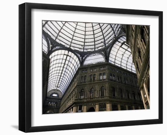 Galleria Umberto, Shopping Arcade, Naples, Campania, Italy-Ken Gillham-Framed Photographic Print