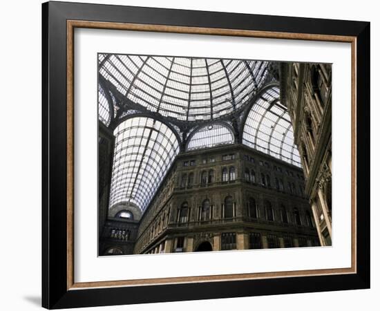 Galleria Umberto, Shopping Arcade, Naples, Campania, Italy-Ken Gillham-Framed Photographic Print