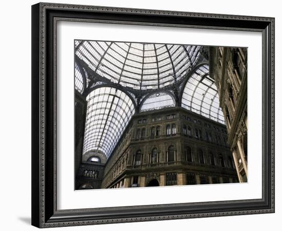 Galleria Umberto, Shopping Arcade, Naples, Campania, Italy-Ken Gillham-Framed Photographic Print