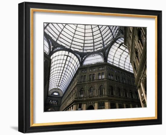Galleria Umberto, Shopping Arcade, Naples, Campania, Italy-Ken Gillham-Framed Photographic Print