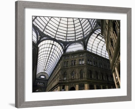 Galleria Umberto, Shopping Arcade, Naples, Campania, Italy-Ken Gillham-Framed Photographic Print