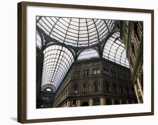 Galleria Umberto, Shopping Arcade, Naples, Campania, Italy-Ken Gillham-Framed Photographic Print