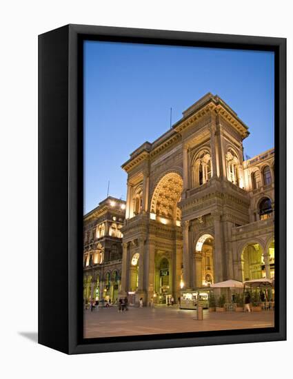 Galleria Vittorio Emanuele II, Milan, Italy-Demetrio Carrasco-Framed Premier Image Canvas