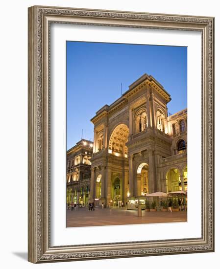 Galleria Vittorio Emanuele II, Milan, Italy-Demetrio Carrasco-Framed Photographic Print