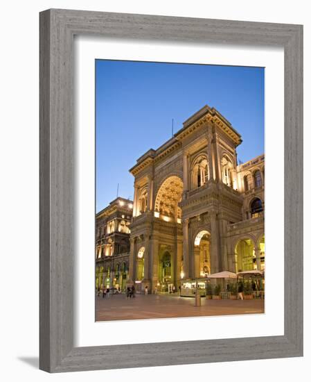 Galleria Vittorio Emanuele II, Milan, Italy-Demetrio Carrasco-Framed Photographic Print