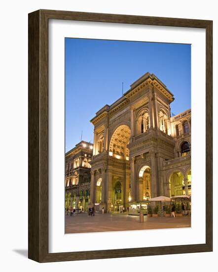 Galleria Vittorio Emanuele II, Milan, Italy-Demetrio Carrasco-Framed Photographic Print