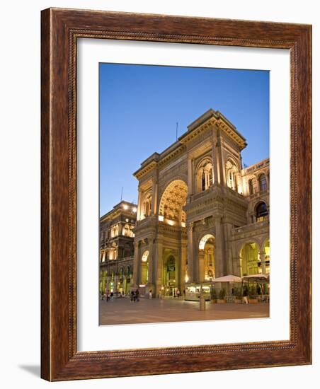 Galleria Vittorio Emanuele II, Milan, Italy-Demetrio Carrasco-Framed Photographic Print