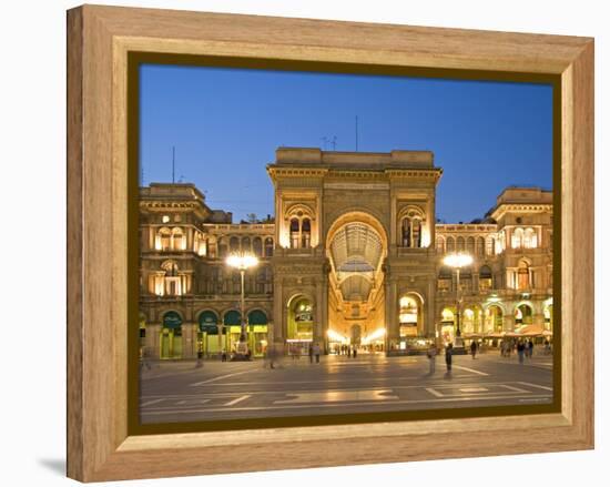 Galleria Vittorio Emanuele II, Milan, Italy-Demetrio Carrasco-Framed Premier Image Canvas