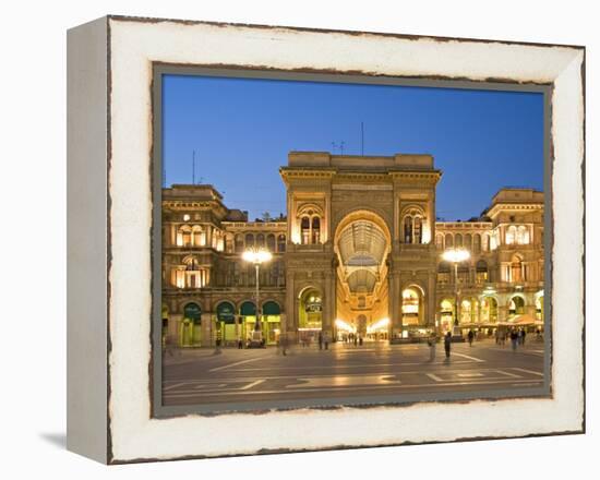 Galleria Vittorio Emanuele II, Milan, Italy-Demetrio Carrasco-Framed Premier Image Canvas