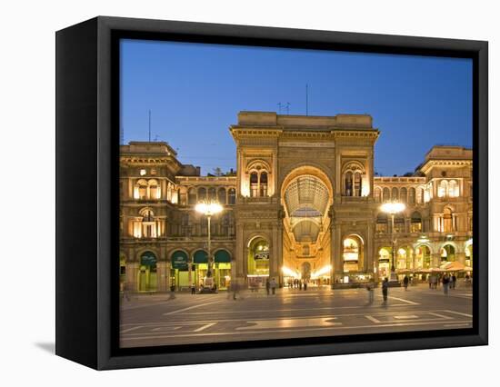 Galleria Vittorio Emanuele II, Milan, Italy-Demetrio Carrasco-Framed Premier Image Canvas