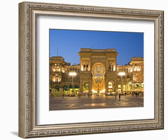 Galleria Vittorio Emanuele II, Milan, Italy-Demetrio Carrasco-Framed Photographic Print