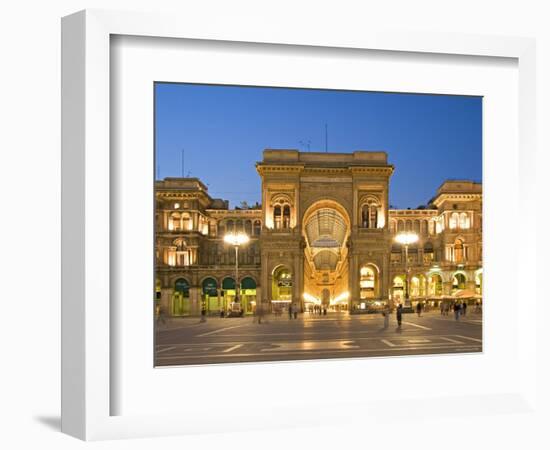 Galleria Vittorio Emanuele II, Milan, Italy-Demetrio Carrasco-Framed Photographic Print