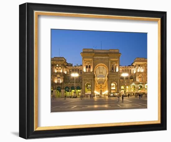 Galleria Vittorio Emanuele II, Milan, Italy-Demetrio Carrasco-Framed Photographic Print