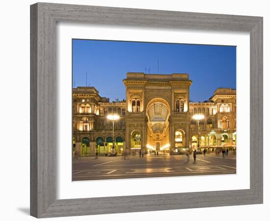 Galleria Vittorio Emanuele II, Milan, Italy-Demetrio Carrasco-Framed Photographic Print