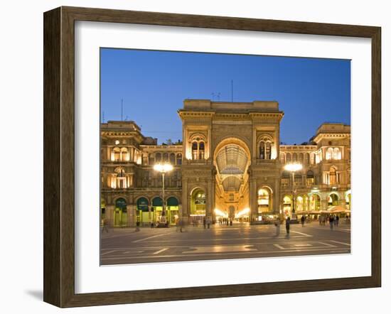 Galleria Vittorio Emanuele II, Milan, Italy-Demetrio Carrasco-Framed Photographic Print