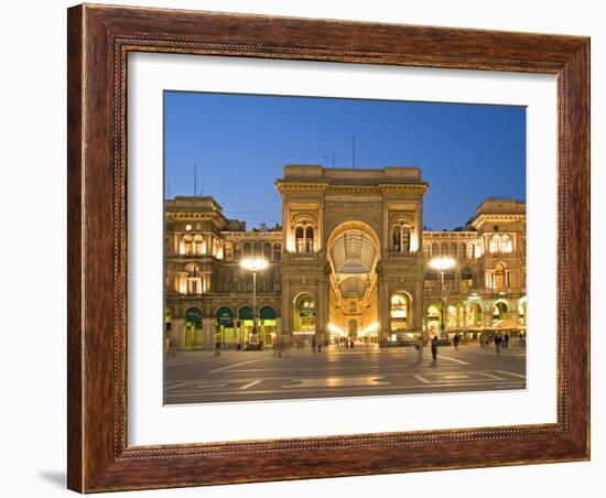 Galleria Vittorio Emanuele II, Milan, Italy-Demetrio Carrasco-Framed Photographic Print